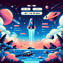 Rocket Landing on vibegames.io